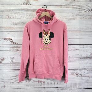 Disney Japan Tokyo Disney Resort Women’s Size M Hoodie Sweatshirt Minnie Pink
